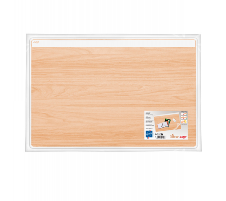 Sottomano Silva - pvc - con stampa legno - copertura trasparente - antiriflesso - Cep - 1008001021 - 3462159017068 - DMwebShop