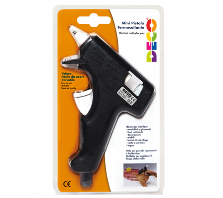 Pistola mini - per colla a caldo - Ø 8mm - 20w - Deco - TG02M - 8004957013252 - DMwebShop