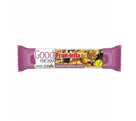 Barretta Good For You - di frutta secca - ciliegie e frutti rossi - 36 gr - Fruitella - 09397300 - 80894971 - DMwebShop