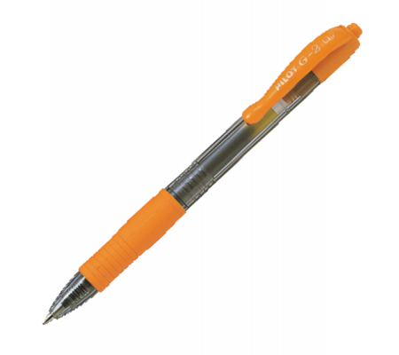 Roller gel a scatto G-2 - punta 0,7 mm - arancio - Pilot - 001393 - 4902505327988 - DMwebShop