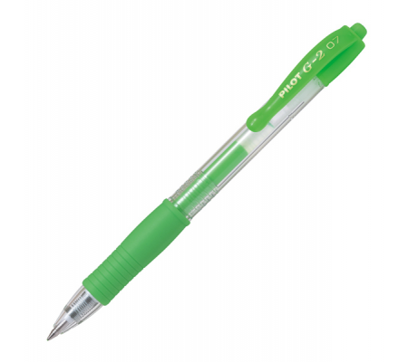 Roller gel a scatto G-2 - punta 0,7 mm - verde neon - Pilot - 001384 - 4902505586460 - DMwebShop