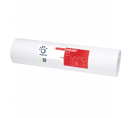 Lenzuolino Medico Defend Tech - in rotolo - 59 cm x 50 mt - bianco - Papernet - 419287 - 8024929292874 - DMwebShop