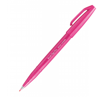 Pennarello Brush Sign Pen - rosa - Pentel - SES15C-P - 4902506287137 - DMwebShop