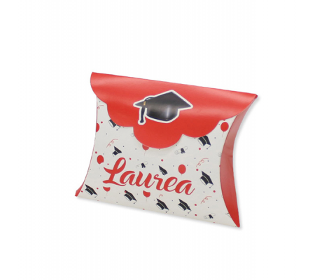 Scatolina portaconfetti Laurea carta - 10 x 8 x 3 cm - conf.25 pezzi - Big Party - 81680 - DMwebShop