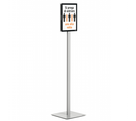 Espositore Info Stand Basic - da pavimento - A4 - Durable - 5012-57 - 4005546730325 - DMwebShop