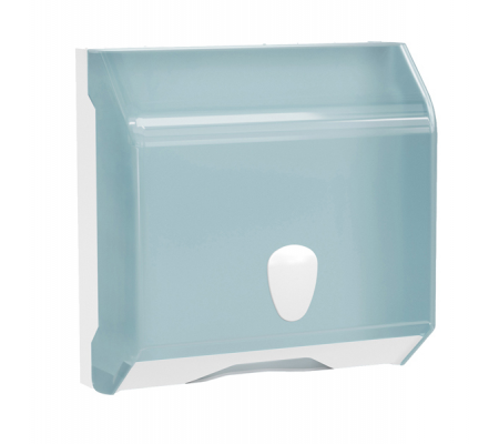 Dispenser asciugamani piegati - 290 x 120 x 295 mm - bianco-azzurro - Replast - Mar Plast - A69501EM - 8020090099373 - DMwebShop