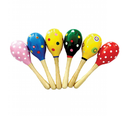 Coppia di maracas - in legno - 20 x 5,5 cm - Cwr - 11891 - 8004957118919 - DMwebShop