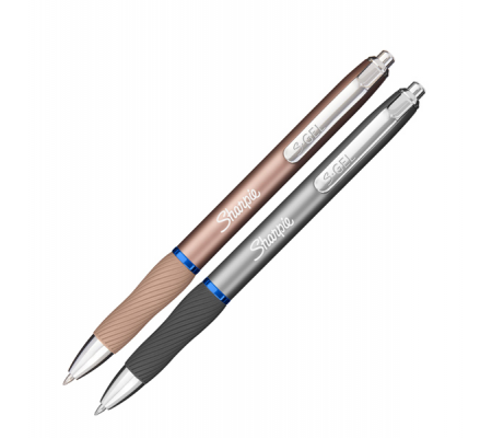 Penna gel a scatto - punta 0,7 mm - fusto colori assortiti metal - blu - Sharpie - 2162642 - 3026981515187 - DMwebShop