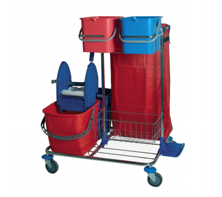 Carrello Star 2 - in ferro cromato - 82 x 71 x h105 cm - Taxon - 51000 - 8057960701173 - DMwebShop