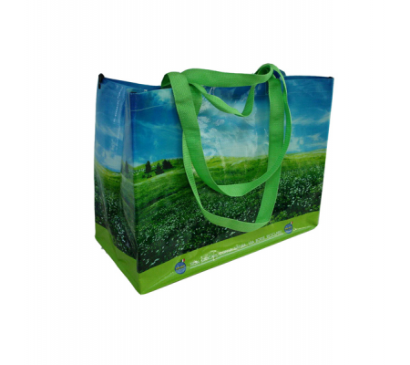 Borsa - per la spesa - ripiegabile con ganci - PP - 38 x 43 x 20 cm - Berni Group - 45/PE - 8032956182334 - DMwebShop