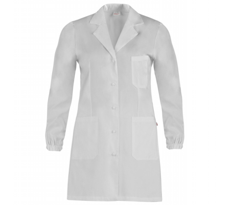 Camice ospedaliero MIlly - da donna - taglia S - bianco - Giblor's - Q3R00248-C01-S - 8056149338544 - DMwebShop