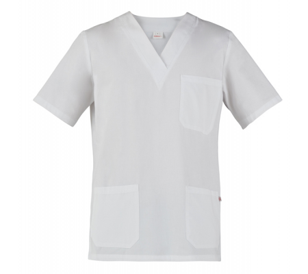 Casacca Jason - maniche corte - unisex - taglia S - bianco - Giblor's - Q3K00242-C01-S - DMwebShop