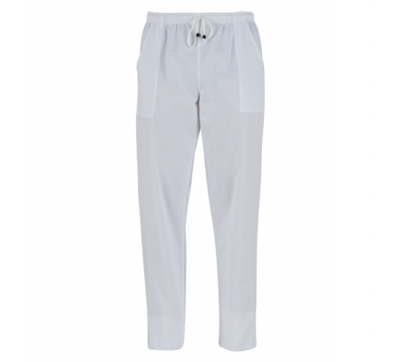 Pantalone Pitagora - unisex - 100% cotone - taglia M - bianco - Giblor's - Q3P00245-C01-M - 8056149338391 - DMwebShop