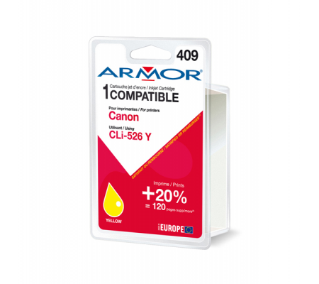 Cartuccia - per Canon - giallo - CLI-526Y - 10,5ml - Armor - B12564R1 - DMwebShop