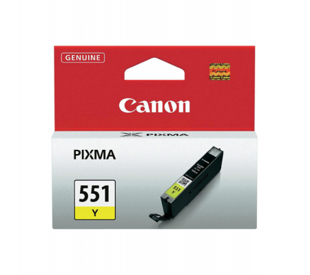 Serbatoio originale inchiostro - giallo - CLI-551Y - 300 pagine - Canon - 6511B001 - 4960999905563 - DMwebShop