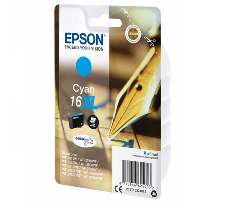 Cartuccia originale inchiostro - ciano - Epson 16XL - 6,5 ml - Epson - C13T16324012 - 8715946625003 - DMwebShop