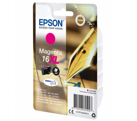 Cartuccia originale inchiostro - magenta - Epson 16XL - 6,5 ml - Epson - C13T16334012 - 8715946625027 - DMwebShop