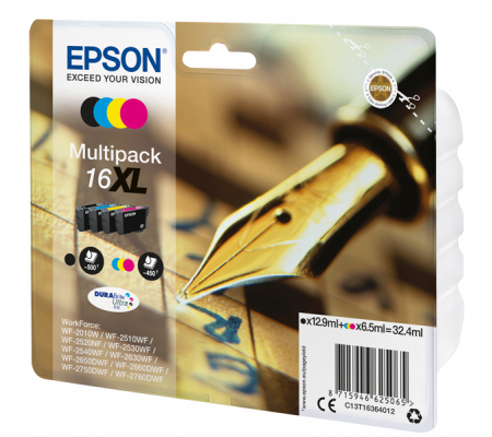 Multipack Cartucce Originale - Epson 16XL - Confezione 4 cartucce - Epson - C13T16364012 - 8715946625065 - DMwebShop