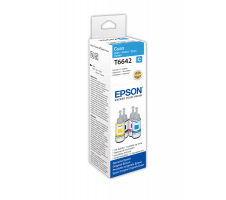 Flacone originale inchiostro - ciano - T6642 - 70ml - Epson - C13T664240 - 8715946496542 - DMwebShop