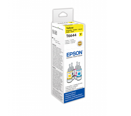 Flacone originale inchiostro - giallo - T6644 - 70ml - Epson - C13T664440 - 8715946496566 - DMwebShop