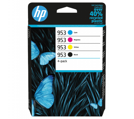 Multipack Cartucce Originale - HP 953 - Confezione 4 cartucce - Hp - 6ZC69AE - 195122352196 - DMwebShop