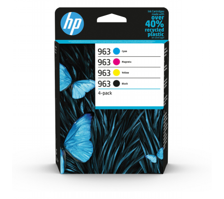 Multipack Cartucce Originale - HP 963 - Confezione 4 cartucce - Hp - 6ZC70AE - 195122352219 - DMwebShop