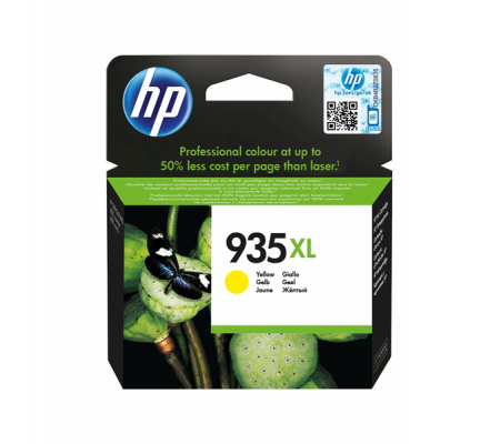 Cartuccia ink - 935XL - giallo - 825 pagine - Hp - C2P26AE - 888182034651 - DMwebShop