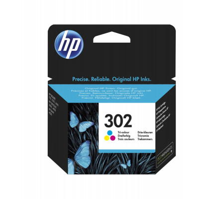 Cartuccia originale inchiostro - tricromia - HP 302 - 165 pagine - Hp - F6U65AE - 302 HP ink - cartuccia HP 302 colore - ink 302 HP - cartuccia 302 HP - 888793802984 - DMwebShop