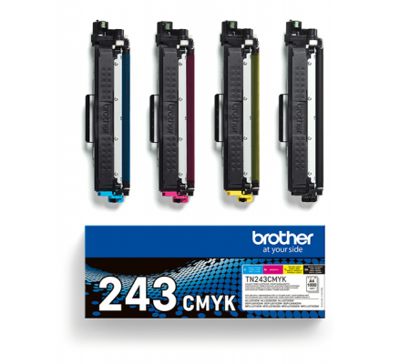 Multipack Toner - C-M-Y-K - 1000 pagine cad - Brother - TN243CMYK - 4977766787611 - DMwebShop