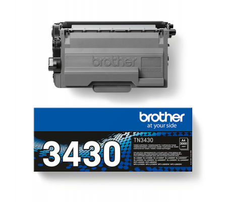 Toner originale - nero - TN-3430 - 3000 pagine - Brother - TN3430 - 4977766755641 - DMwebShop