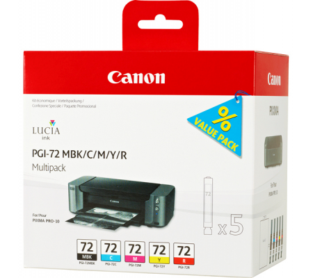Cartucce ink - K OP-C-M-Y-R - Canon - 6402B009 - 496999974200 - DMwebShop