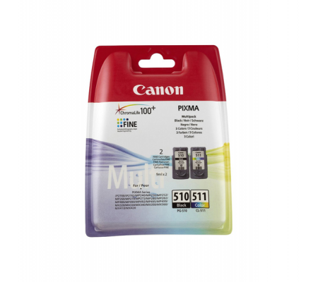 Confezione Serbatoio inchiostro - C-M-Y-K - C-M-Y 244 pagine - K 240 pagine - Canon - 2970B010 - 8714574577647 - DMwebShop