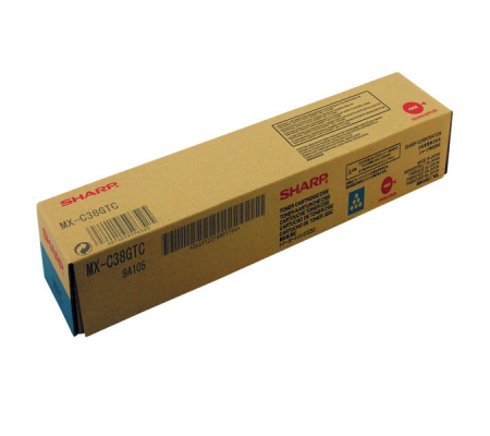 Toner - ciano - 10000 pagine - Sharp - MXC38GTC - 4974019596525 - DMwebShop