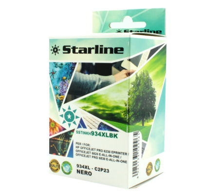 Cartuccia ink - per Hp - nero - C2P23AE - 934XL - 80 ml - Starline - JNHP934B - 8025133109965 - DMwebShop