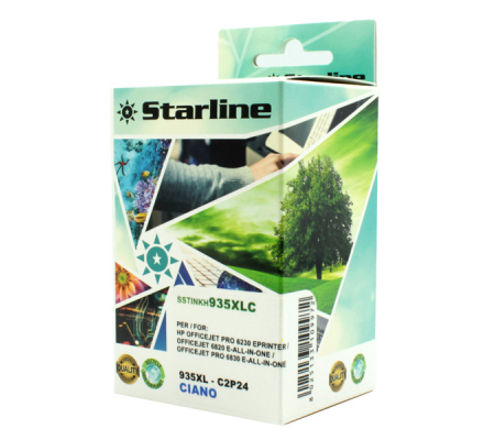 Cartuccia ink - per Hp - ciano - C2P24AE - 935XL - 27 ml - Starline - JNHP935C - 8025133109972 - DMwebShop