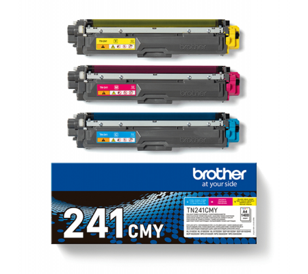 Multipack Toner Originali - TN-241 - Confezione 3 cartucce - Brother - TN241CMY - 4977766812832 - DMwebShop