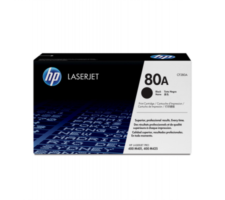 Toner - 80A - nero - 2560 pagine - Hp - CF280A - 886111144143 - DMwebShop