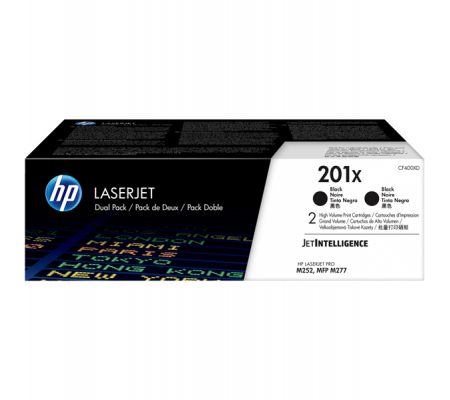 Confezione 2 Toner - 201X - nero - 2800 pagine cad - Hp - CF400XD - 190780321355 - DMwebShop