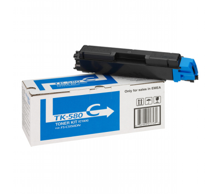 Toner - ciano - TK-580C - 2800 pagine - Kyocera-mita - 1T02KTCNL0 - 632983017371 - DMwebShop