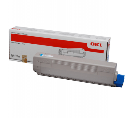 Toner - ciano - C822 - 7300 pagine - Oki - 44844615 - 5031713056164 - DMwebShop