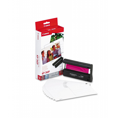 Set Carta e inchiostro KP-36IP formato cartolina 36 stampe - Canon - 7737A001 - 4960999047034 - DMwebShop