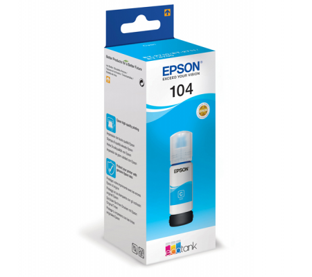 Tanica - 104 - ciano - 65 ml - Epson - C13T00P240 - 8715946655819 - DMwebShop