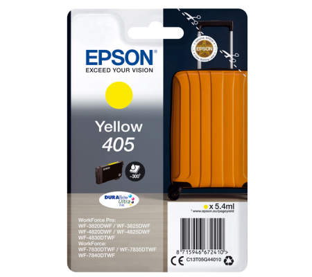 Cartuccia ink - 405 - giallo - 300 pagine - Epson - C13T05G44010 - 8715946672410 - DMwebShop