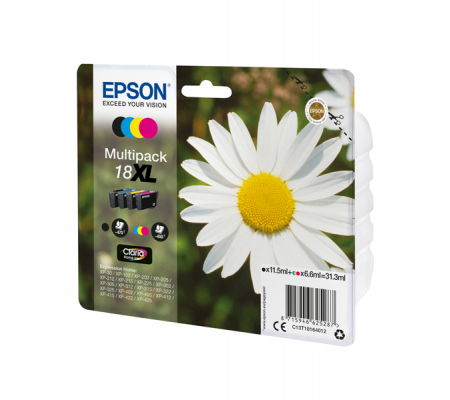 Multipack Cartucce Originale - Epson 18XL - Confezione 4 cartucce - Epson - C13T18164012 - 8715946625287 - DMwebShop