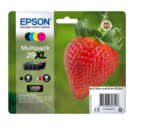 Multipack Cartucce Originale - Epson 29XL - Confezione 4 cartucce - Epson - C13T29964012 - 8715946626147 - DMwebShop