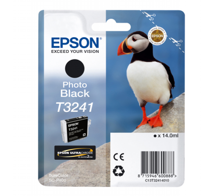 Cartuccia originale inchiostro - nero - Epson T3241 - 14 ml - Epson - C13T32414010 - 8715946600888 - DMwebShop