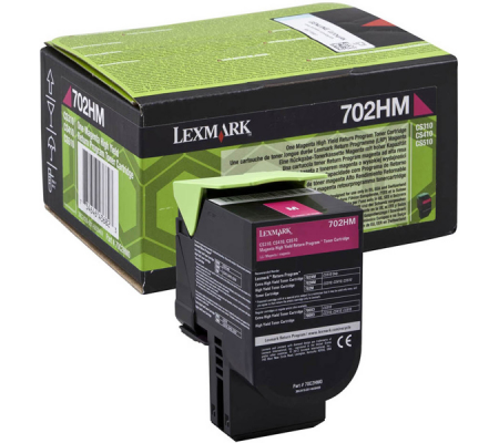 Toner - magenta - Return program - 3000 pagine - Lexmark - 70C2HM0 - 734646436823 - DMwebShop