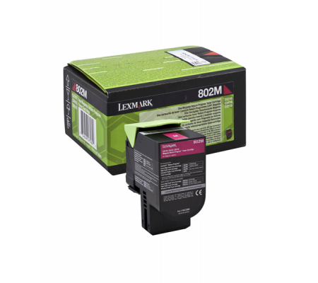 Toner - magenta - Return program - 1000 pagine - Lexmark - 80C20M0 - 734646475624 - DMwebShop