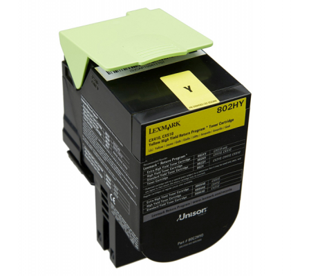 Toner - giallo - 80C20Y0 - Return program - 4000 pagine - Lexmark - 80C2HY0 - 734646477901 - DMwebShop