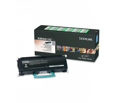 Toner - nero - Return program - 3500 pagine - Lexmark - X264A11G - 734646317481 - DMwebShop